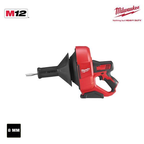 Déboucheur spirale 8mm Milwaukee M12 BDC8-0C 12V sans batterie ni chargeur 4933451632