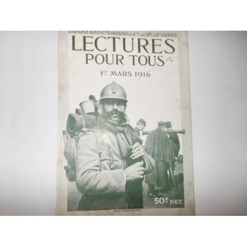 Lecture Pour Tous Du 1er Mars 1916