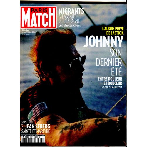 Paris Match 3612 "Johnny Son Dernier Été"