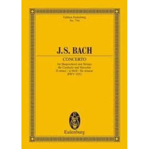 J.S Bach Concerto For Harpsichord And Strings D Minor/Bwv 1052