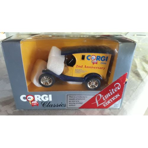 Corgi Classics 874 - Ford Model T "Corgi 2nd Anniversary" Limited Edition-Corgi