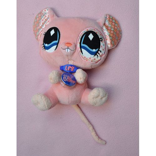 Doudou Petshop Couleur Rose/Saumon Marque Hasbro H 23 Cm Avec Les Oreilles