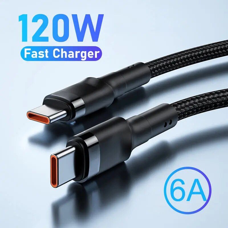 120w Pd Usb-C  Type C Cble Pour Iphone 15 Pro Max Charge R... - 2
