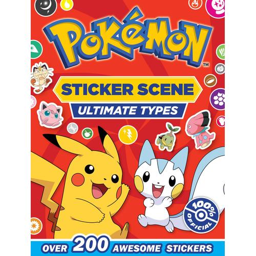 Pokemon Ultimate Types Sticker Scene