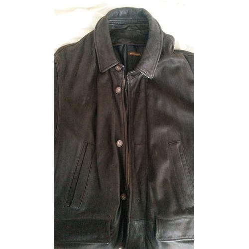 Parka Mac Douglas Cuir Marron Foncé Xl/54