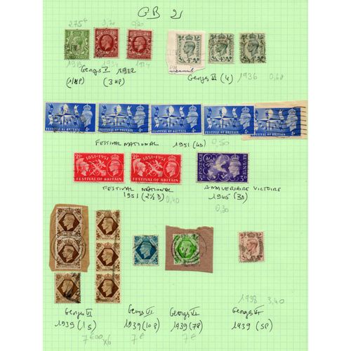 Timbres Gb George Vi De 1934 À 1951