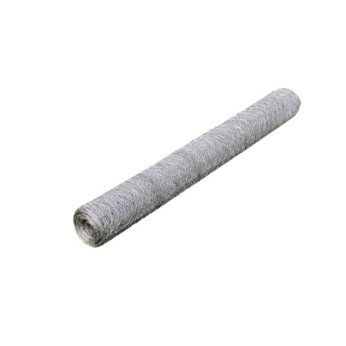 Grillage pour volière Acier galvanisé 25 x 1 m Argenté