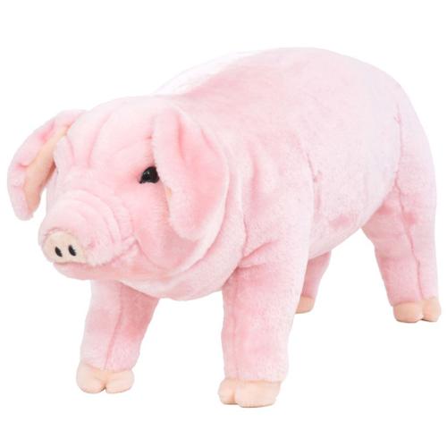 Jouet En Peluche Cochon Rose Xxl