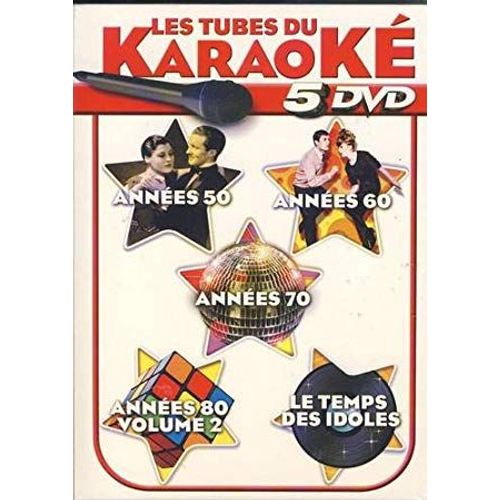 Les Tubes Du Karaoké - Coffret 5 Dvd Années 50 / 60 / 70 / 80 - Le Temps Des Idoles