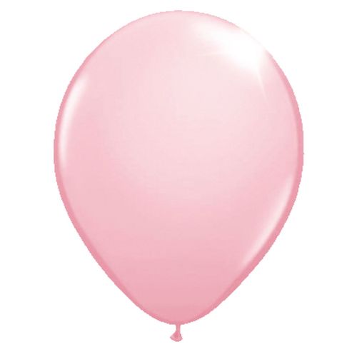 10 Ballons Métallique Rose Clair 30cm Taille Unique