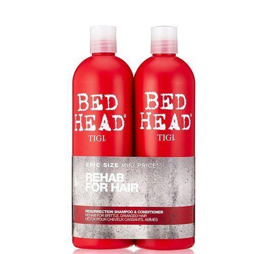 Tigi Duo Pack Bed Head Resurrection 750ml Shampooing + 750ml Condit 