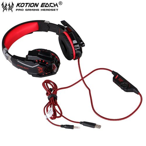 3.5mm Casque Microphone Casque Each G9000 Usb Led Ps4