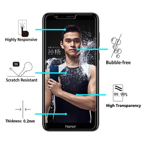 Verre Trempé Huawei Honor 7s - Film Protection En Verre Trempé Écran Protecteur - Anti Rayures - Sans Bulles D'air -Ultra Résistant Dureté 9h Glass Screen Protector Pour Huawei Honor 7s