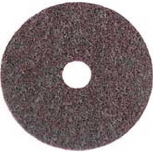 Disque auto-agrippant Ø 125 mm en non-tissé avec centrage, SC-DH, Degré de finesse : moyen, Couleur rouge