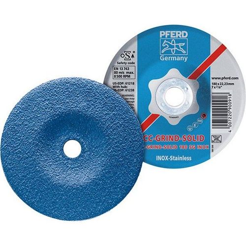 Meule CC-GRIND®-SOLID, SG-INOX, Ø : 125 mm, Vitesse max. 12200 tr/mn