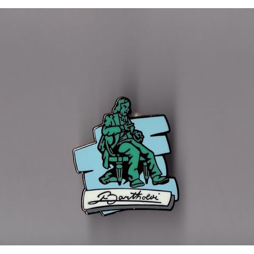Pin's Art / Auguste Bartholdi - Monument Hirn (Gustave Adolphe) De Colmar (Egf) Hauteur: 2,8 Cm