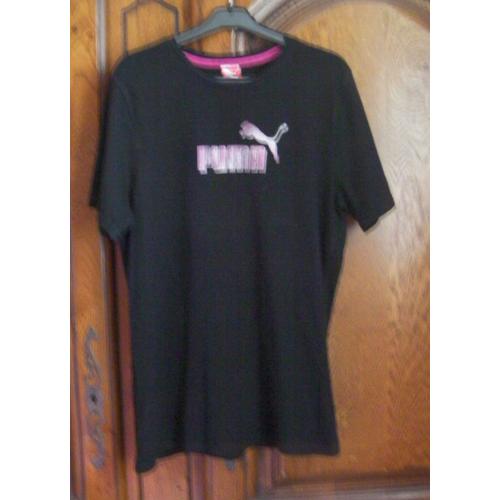 Tee-Shirt Noir Puma - Taille 38/40