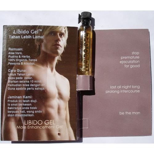 Libido Gel - Male Enhancement Gel - Lotion Végétale Intime Masculine - Ultra Concentrée