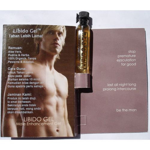 Libido Gel - Male Enhancement Gel - Lotion Végétale Intime Masculine - Ultra Concentrée