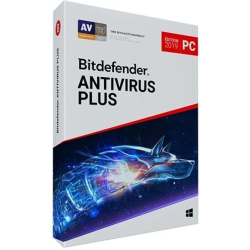 Bitdefender Antivirus Plus 2019 - Version Boîte (1 An) - 1 Pc - Win - Français)