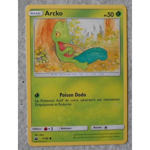 Carte Pokémon - Arcko - 7/168 - Tempête Céleste