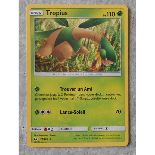 Carte Pokémon - Tropius - 21/168 - Tempête Céleste