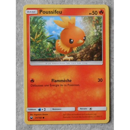 Carte Pokémon - Poussifeu - 25/168 - Tempête Céleste