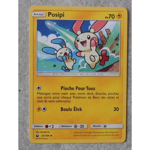 Carte Pokémon - Posipi - 53/168 - Tempête Céleste