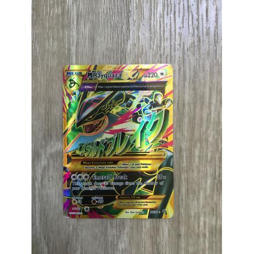 Méga Rayquaza Ex Full Art 98/98 Holo Version Anglaise