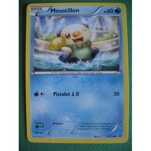 Carte Pokemon - Moustillon - 30/114 - Xy - Offensive Vapeur - 2016 - Sc2