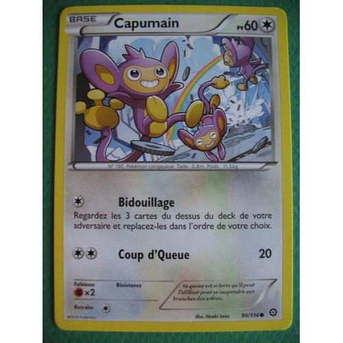 Carte Pokemon - Capumain - 90/114 - Xy - Offensive Vapeur - 2016 - Sc2