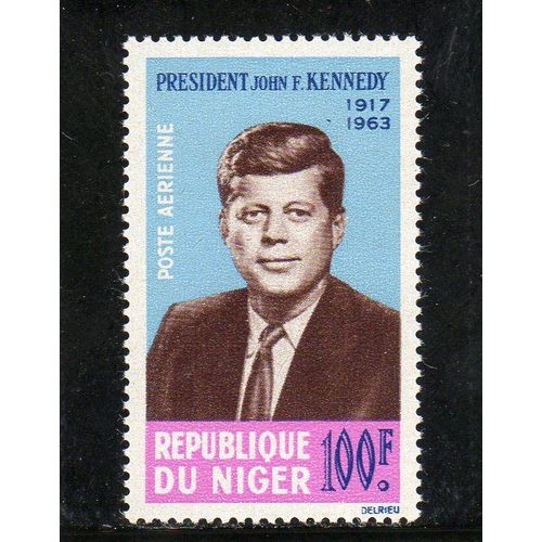 Timbre De Poste Aérienne Du Niger (Mort Du Président J. F. Kennedy)