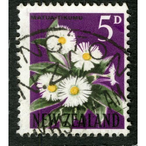 Timbre Oblitéré New Zealand, Matua-Tikumu, 5d