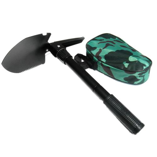 Kit 5 En 1 Mini Pelle-Bêche Pioche Pliante Pliable De Survie Randonnée Bivouac Pelle Pliable Multifonctions