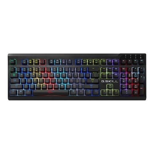 G.Skill RIPJAWS KM570 RGB - Clavier - backlit - USB - AZERTY - Français - commutateur : CHERRY MX Speed Silver