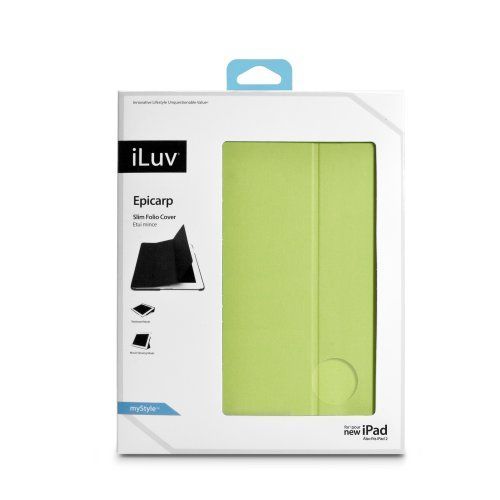 Iluv Icc845grn Epicarp Housse Slim Pour Ipad3 (Ipad 2) Vert Étui Mince Flexible Élégant