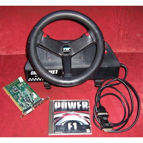 Volant Grand Prix 1 - Carte - Jeu Power F1 Pour Pc