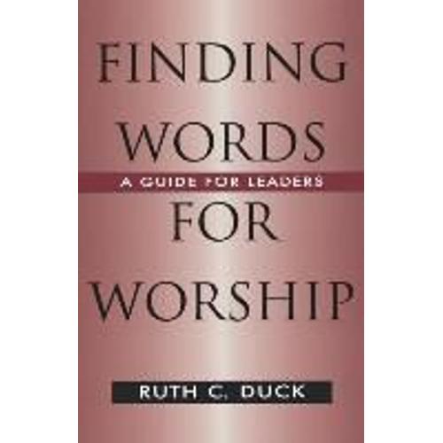 Finding Words For Worship