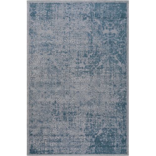Tapis Vintage Tissé À Plat Frencie Bleu 120x180 Cm - Tapis Poil Ras / Effet Usé