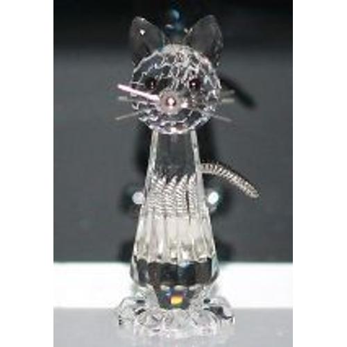 Figurine Swarovski Chat 50 Mm