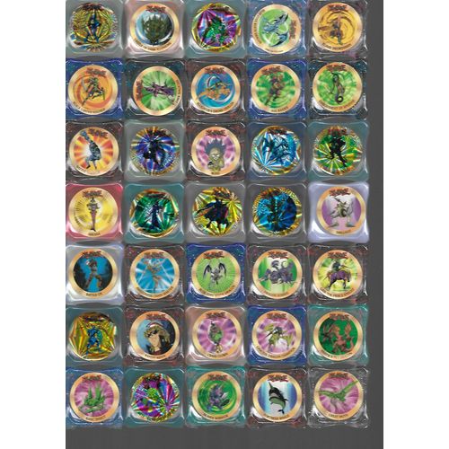 Lot De 72 Waps Yu-Gi-Oh! Tous Différents ( Panini - 1996 )