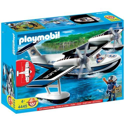 Playmobil Wild Life 4445 - Policier Et Hydravion