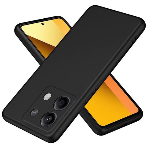 Coque Pour Xiaomi Redmi Note 13 5g - Housse Etui Silicone Gel Fine + Film Ecran - Noir