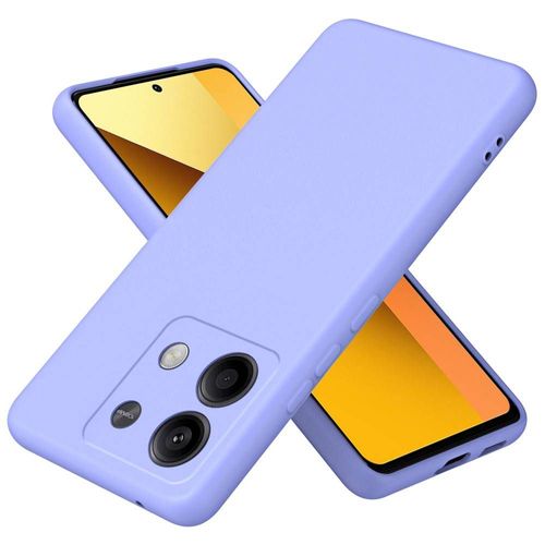 Coque Pour Xiaomi Redmi Note 13 5g - Housse Etui Silicone Gel Fine + Film Ecran - Mauve