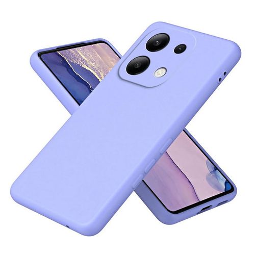 Coque Pour Xiaomi Redmi Note 13 Pro 5g / Poco X6 5g - Housse Etui Silicone Gel Fine + Film Ecran - Mauve