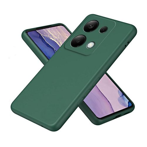 Coque Pour Xiaomi Redmi Note 13 Pro 4g / Poco M6 Pro 4g - Housse Etui Silicone Gel Fine + Film Ecran - Vert