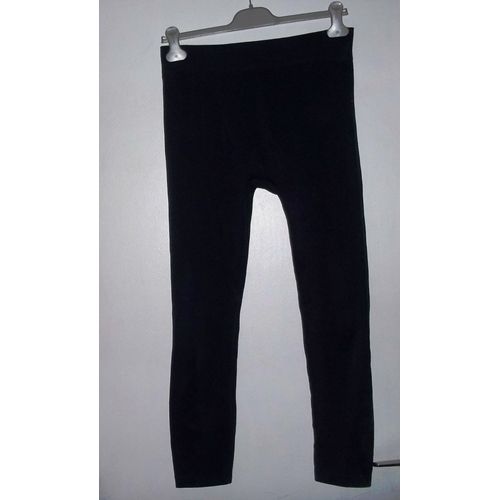 Legging En Maille Noir