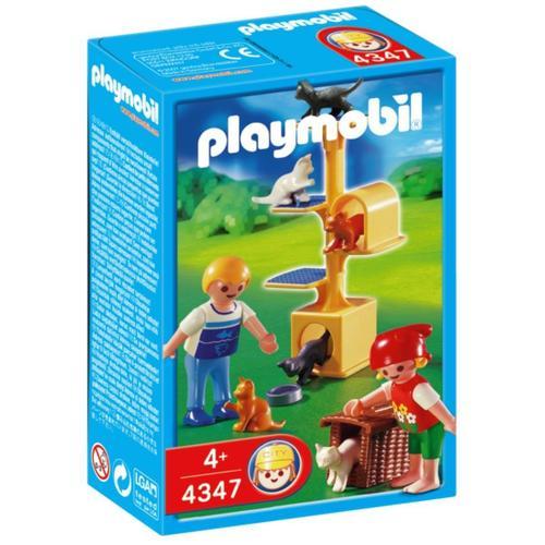 Playmobil City Life 4347 - Enfants Et Arbre À Chats
