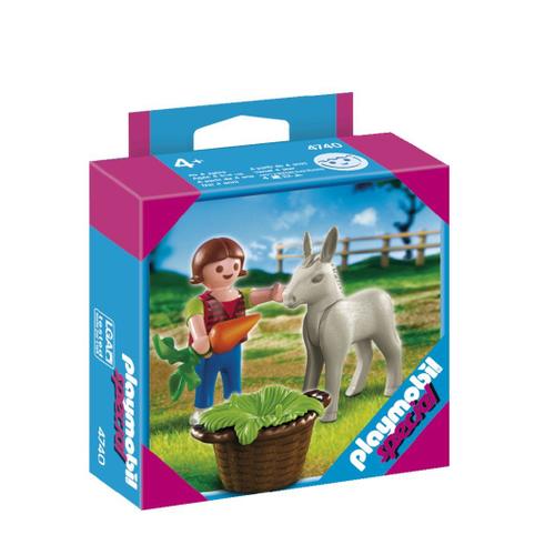 Playmobil Special Plus 4740 - Enfant Et Ânon