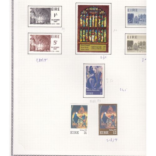 Lot De 8 Timbres Neufs * D'irlande